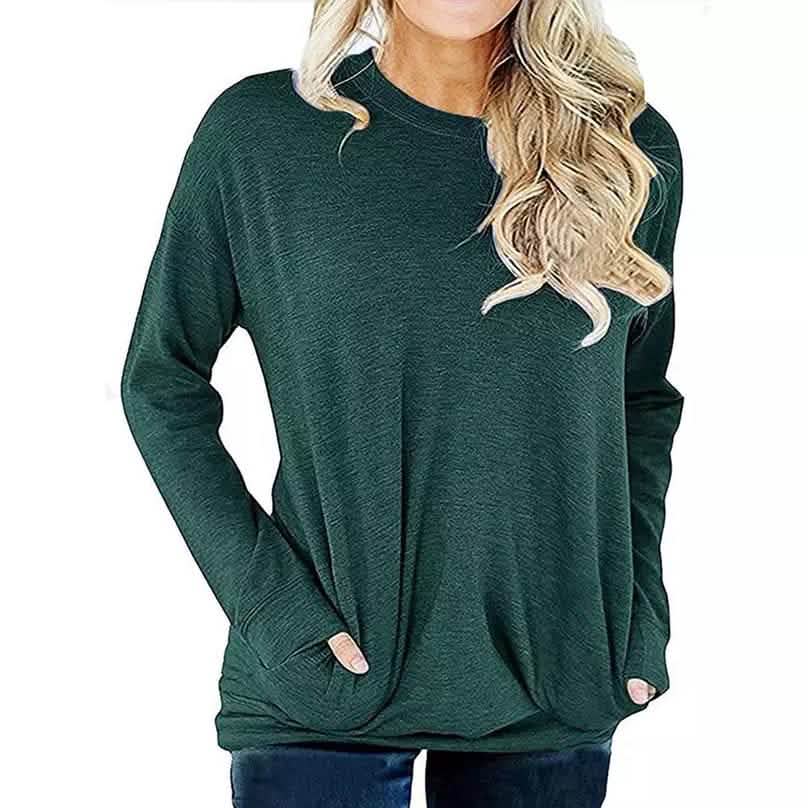Solid Long Sleeve Shirt