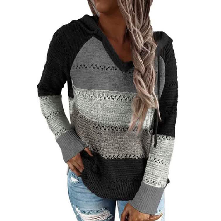 Women's Lightweight and Breathable Knit Hoodie