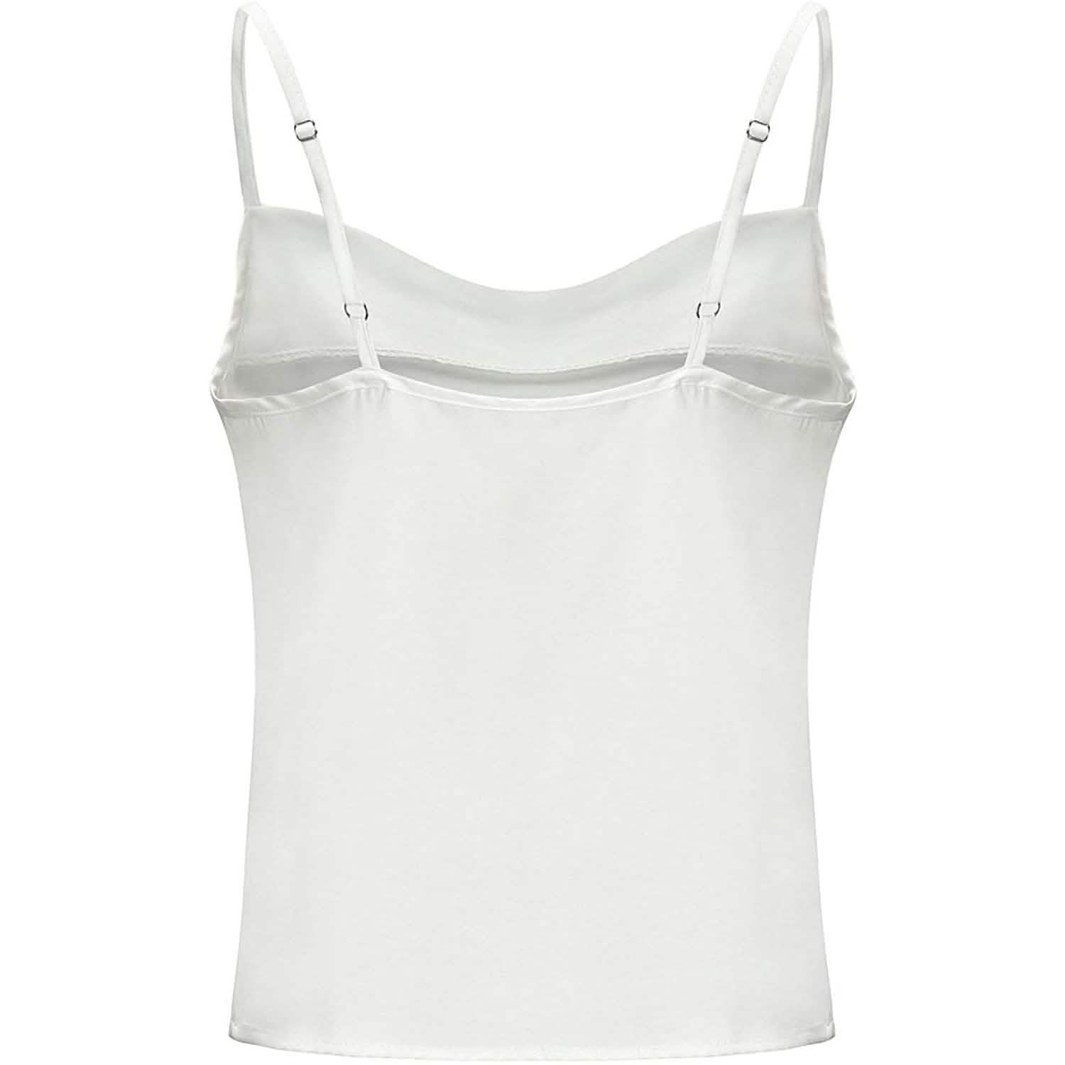 Women's Spaghetti Strap V-Neck Satin Suspender